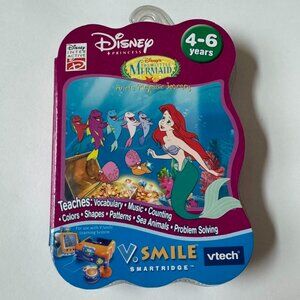 V.Smile NEW Disney Princess Little Mermaid Vtech Smartridge Majestic Journey